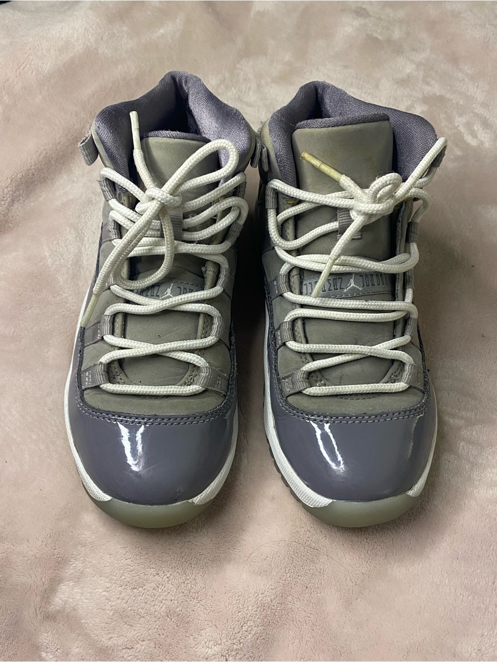 Air Jordan 11 Retro 'Cool Grey' kids shoes size 1.5Y